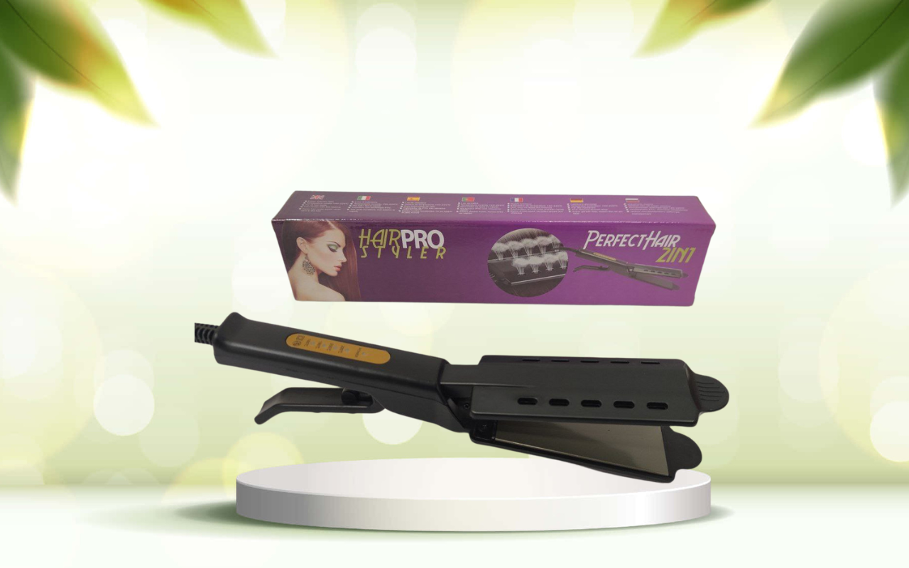 Scopri la piastra 2 in 1 Hair Pro Style: capelli lisci e asciutti in un solo gesto